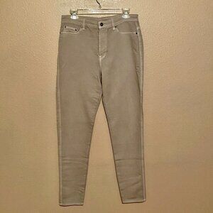 DG2 Diane Gilman Women's Size (8T) Grey Tapered Leg Stretch Jeans 5 Pockets